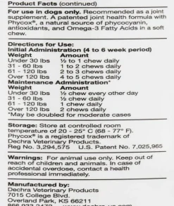 Phycox Soft Chews Joint Supplement