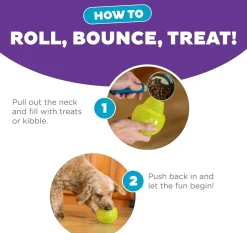 Planet Dog Orbee-Tuff Lil' Snoop Interactive Treat Dispensing Toy, Small