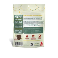 Plato Pet Treats Santa's Cookies Lamb & Goat Milk Jerky Dog Treats, 4-oz