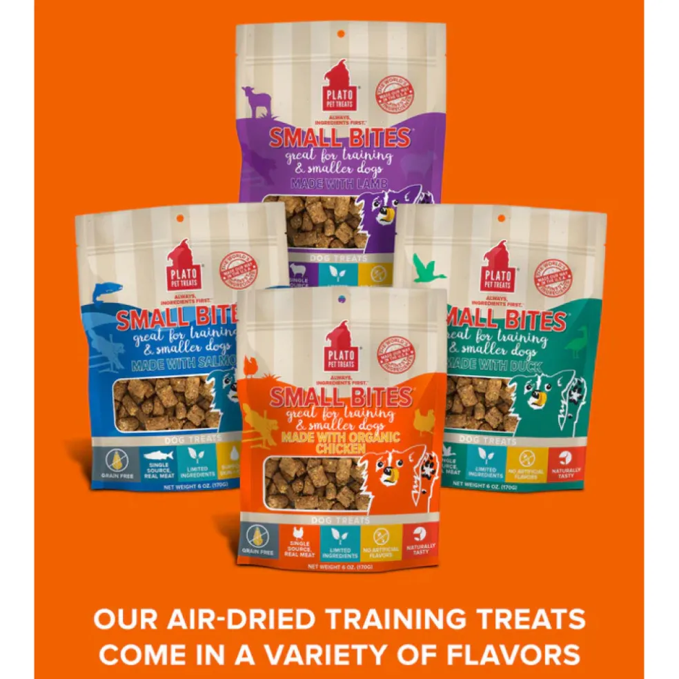 Plato Small Bites Grain-Free Chicken Treats for Dogs