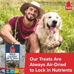 Plato Wild Caught Baltic Spray Treats For Dogs (3 oz)