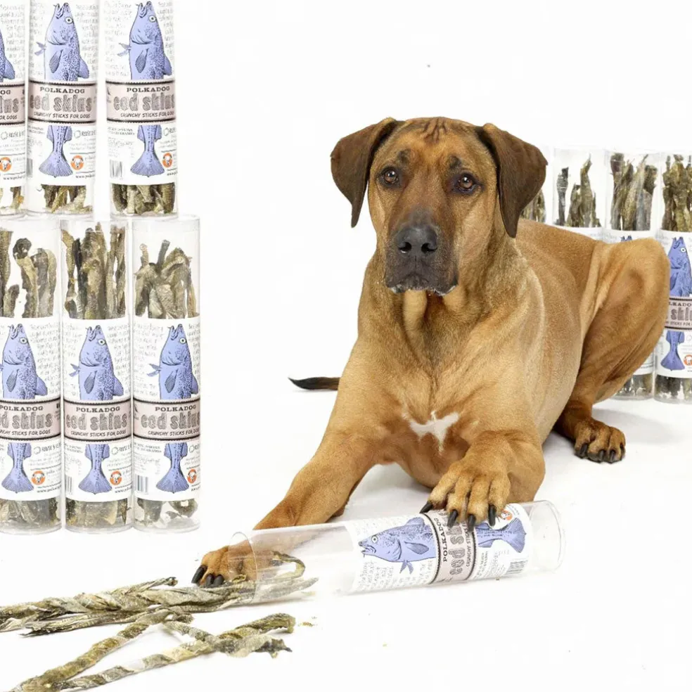 Polkadog Cod Skin Crunchy Sticks for Dogs & Cats
