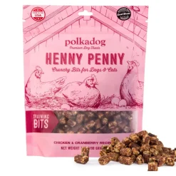 Polkadog Henny Penny Chicken & Cranberry Crunchy Training Bits for Dogs & Cats