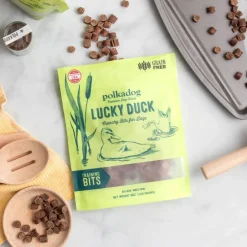 Polkadog Lucky Duck Crunchy Training Bits Treats for Dogs