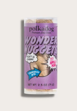 Polkadog Wonder Nuggets Soft & Chewy Pork & Apple Training Treats for Dogs