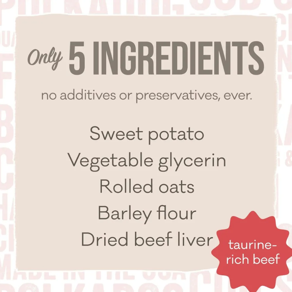 Polkadog Wonder Nuggets Sweet Potato & Beef Liver Soft & Chewy Bits for Dogs (10 oz)
