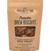 Portland Pet Food Company Pumpkin Brew Biscuits Dog Treats, 5-oz