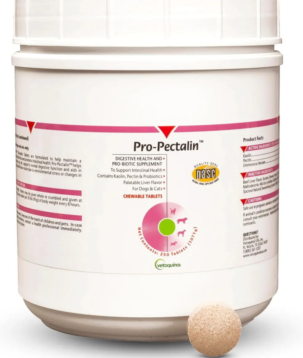 Pro-Pectalin Tablets - Anti Diarrhea Medicine for Dogs & Cats Tablets