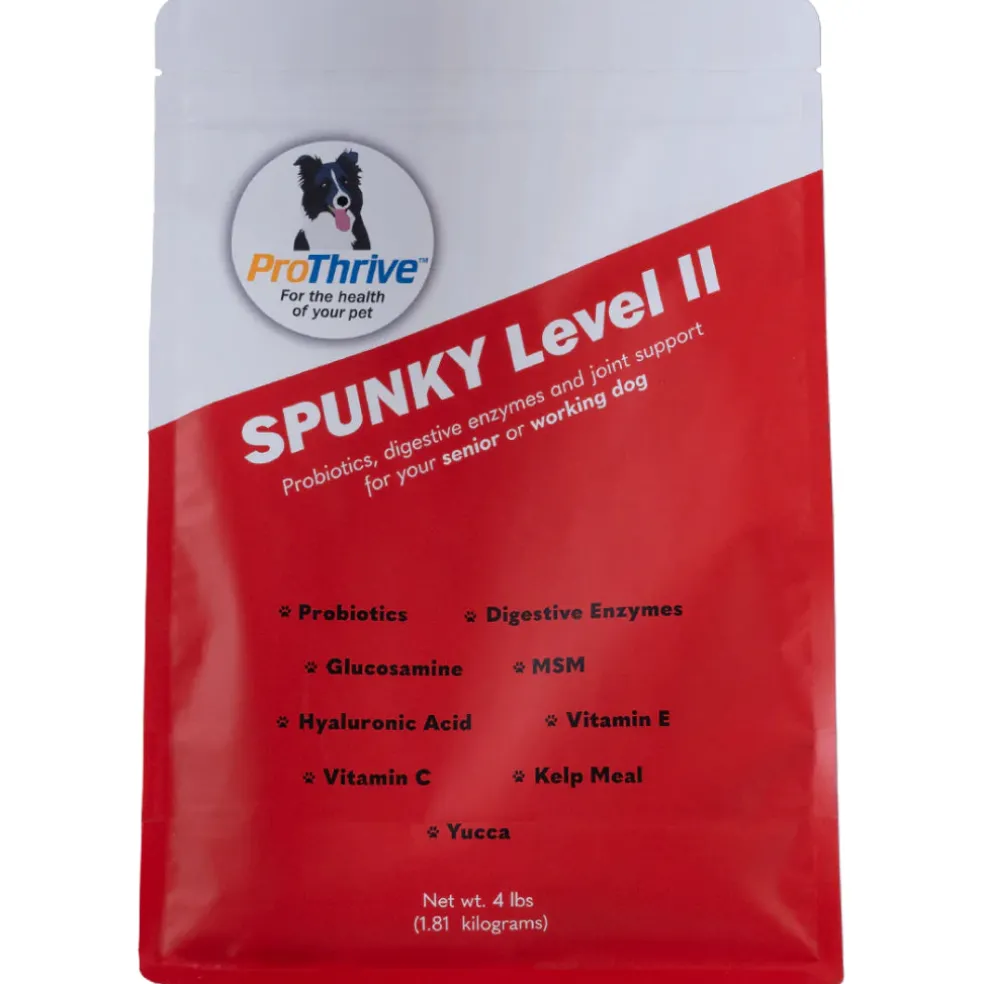 ProThrive Spunky Level II Probiotics (Digestive Enzymes & Joint Support Supplement) for Dogs