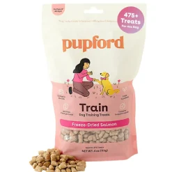 Pupford Train Freeze-Dried Salmon Training Treats for Dogs (4 oz)