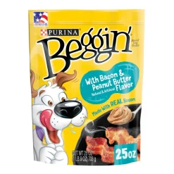 Purina Beggin' Collisions Bacon & Peanut Butter Flavor Dog Treats