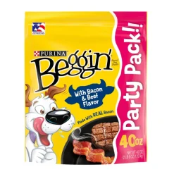 Purina Beggin' Strips Bacon & Beef Flavor Dog Treats
