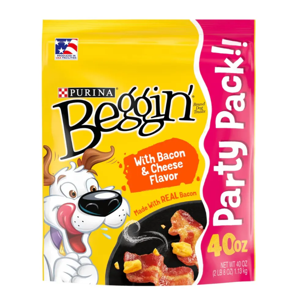 Purina Beggin' Strips Bacon & Cheese Flavor Dog Treats