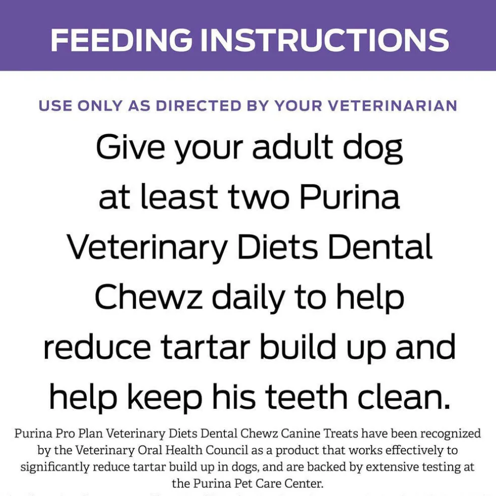 Purina Pro Plan Veterinary Diets Dental Chewz Dog Treats