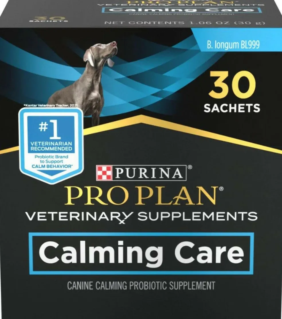 Purina Pro Plan Veterinary Supplements Calming Care Probiotic Powder Supplement for Dogs