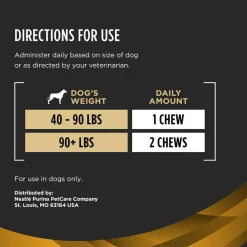 Purina Pro Plan Veterinary Supplement Joint Care for Medium/Large Dogs