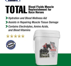 Ramard Total Blood Fluids Muscle Electrolytes Supplement For Horses (1.98 lb, 30 day supply)