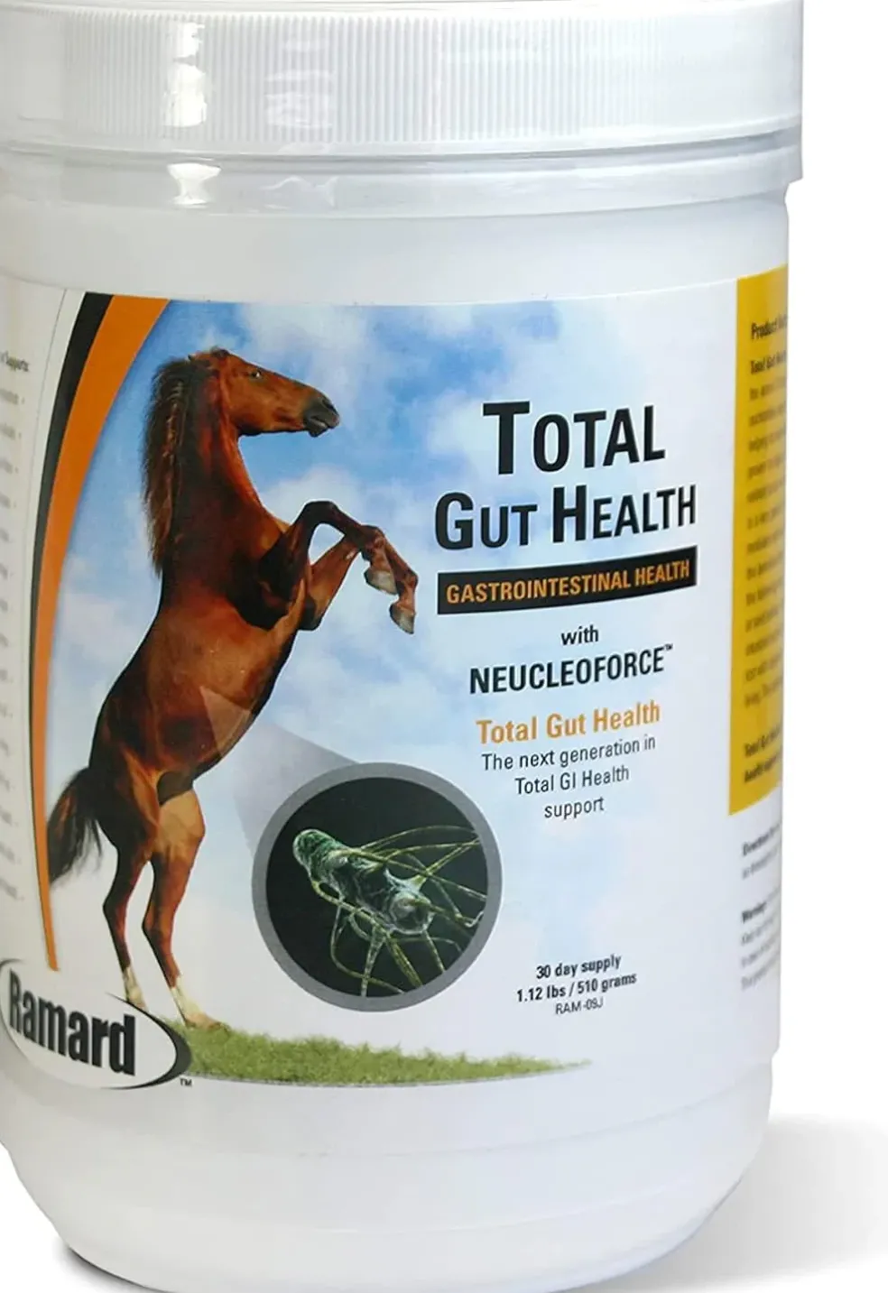 Ramard Total Gut Health Supplement For Horses (1.12 lb, 30 day supply)