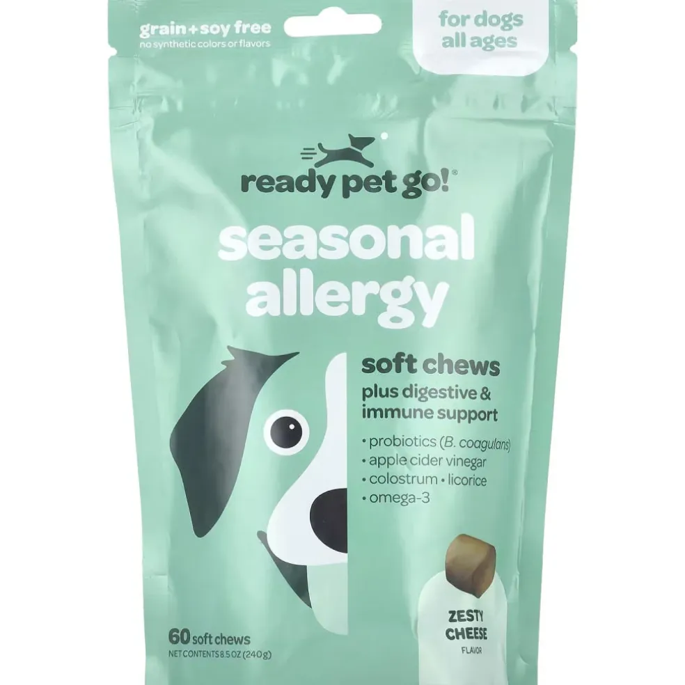 Ready Pet Go Seasonal Allergy Support for Dogs (60 soft chews)