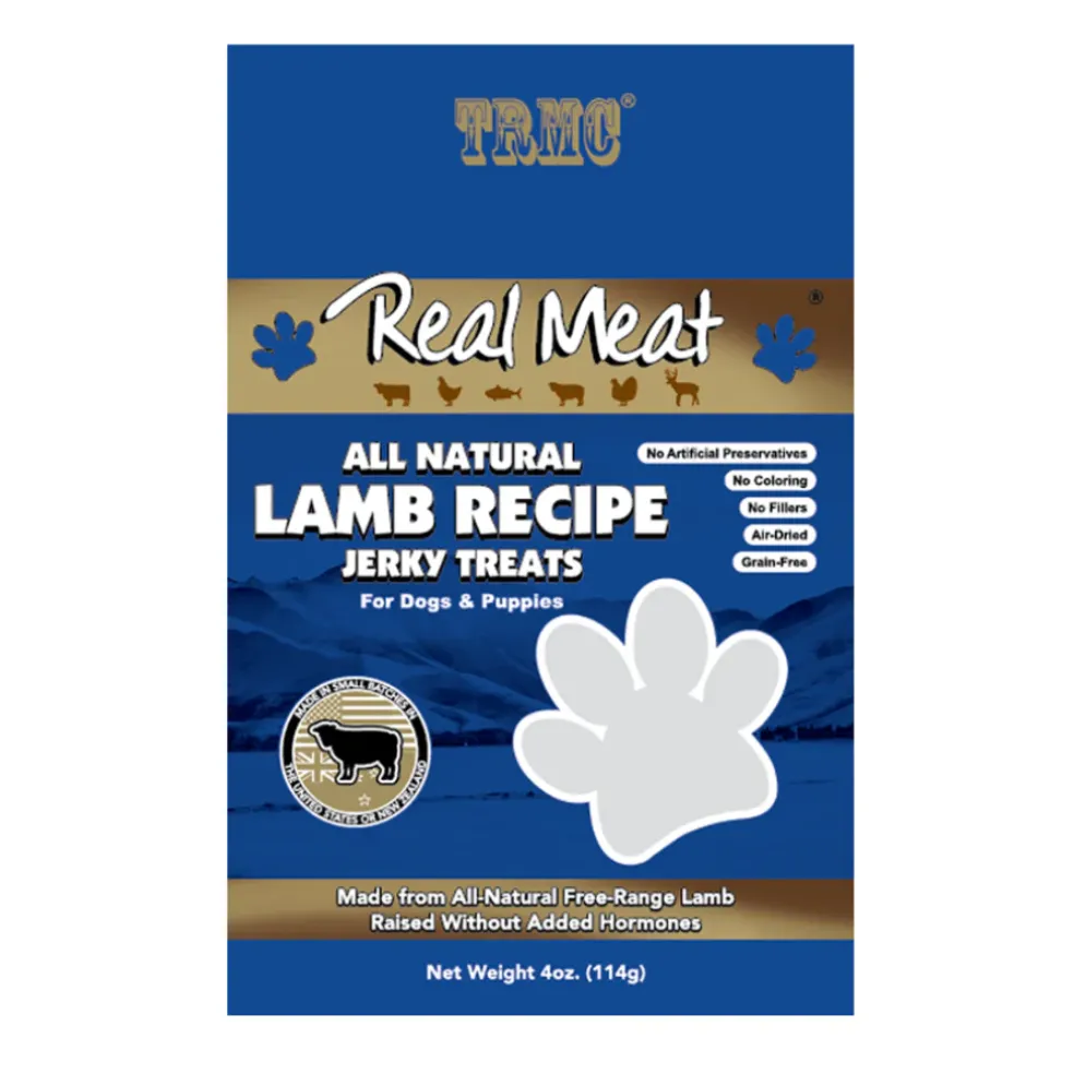 Real Meat All Natural Lamb Jerky Treats for Dogs