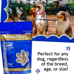 Real Meat All Natural Lamb Jerky Treats for Dogs