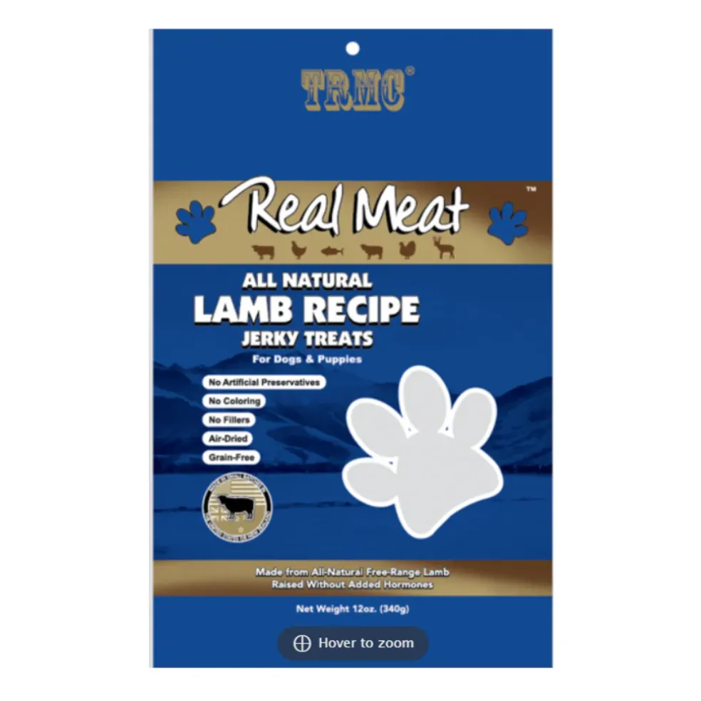 Real Meat All Natural Lamb Jerky Treats for Dogs
