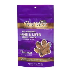 Real Meat All Natural Lamb & Liver Jerky Treats for Dogs