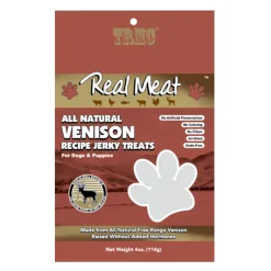 Real Meat All Natural Venison Jerky Treats for Dogs