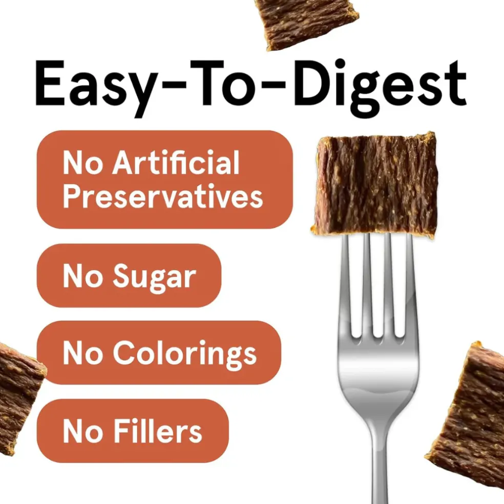 Real Meat All Natural Venison Jerky Treats for Dogs