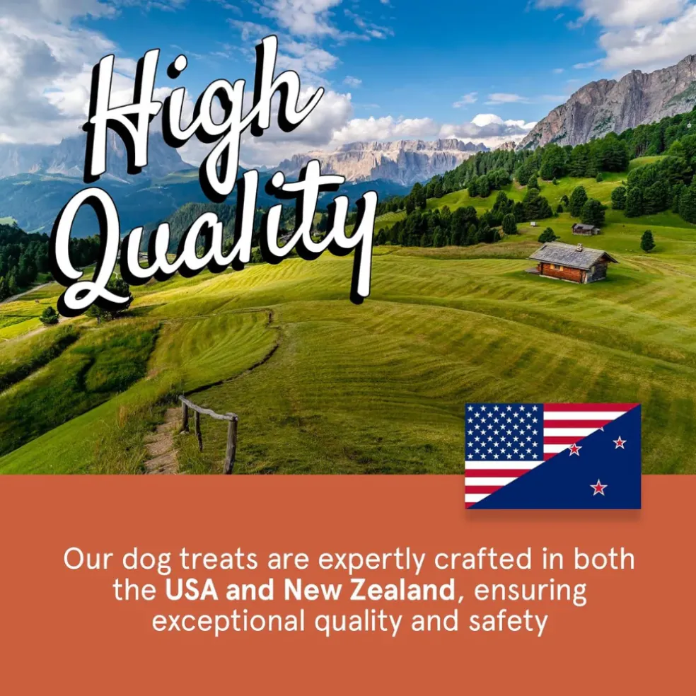 Real Meat All Natural Venison Jerky Treats for Dogs