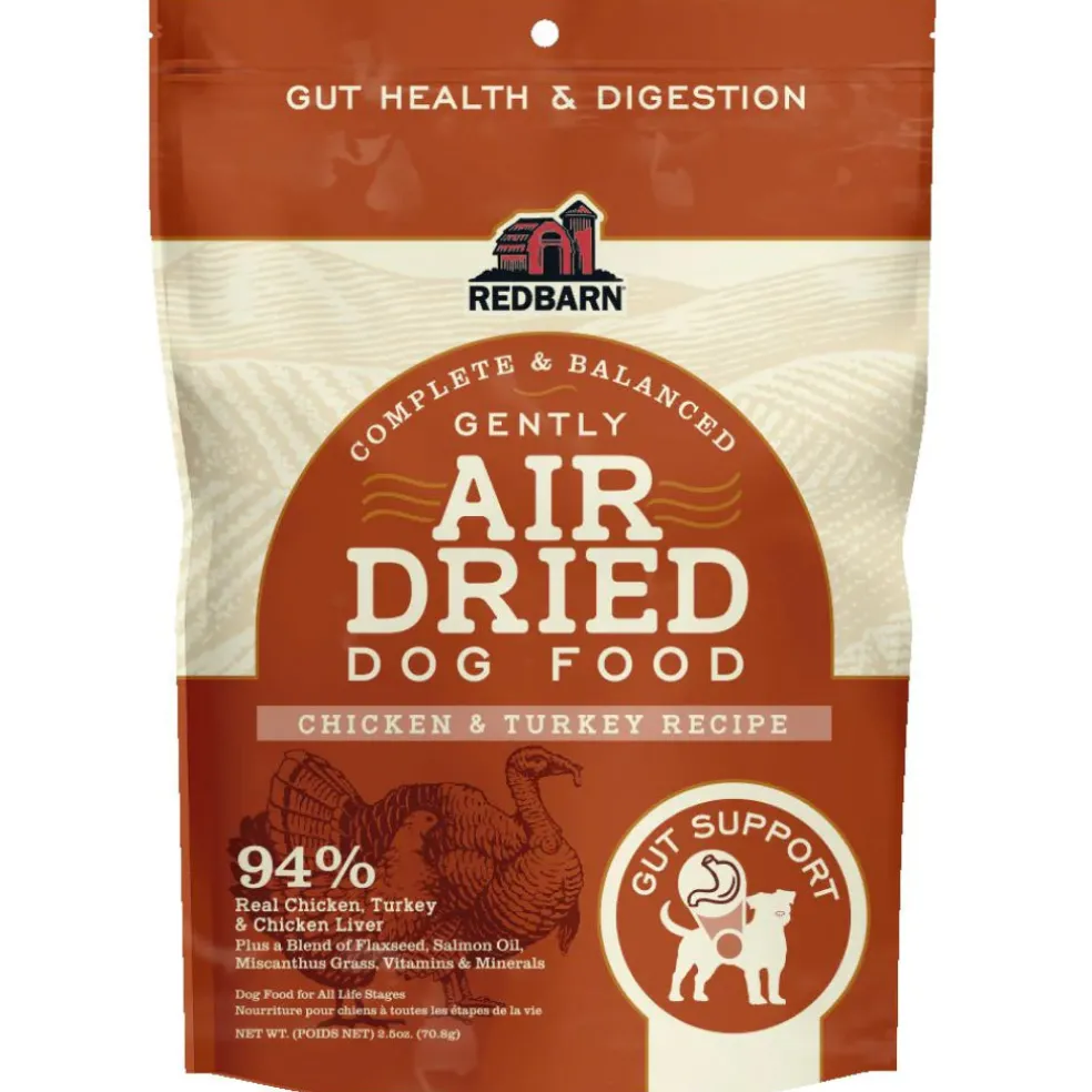 Redbarn Air Dried Gut Support Chicken & Turkey Recipe Dry Food For Dogs (2 lb)