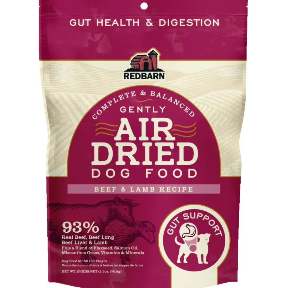Redbarn Air Dried Gut Support Beef & Lamb Recipe Dry Food For Dogs (2 lb)