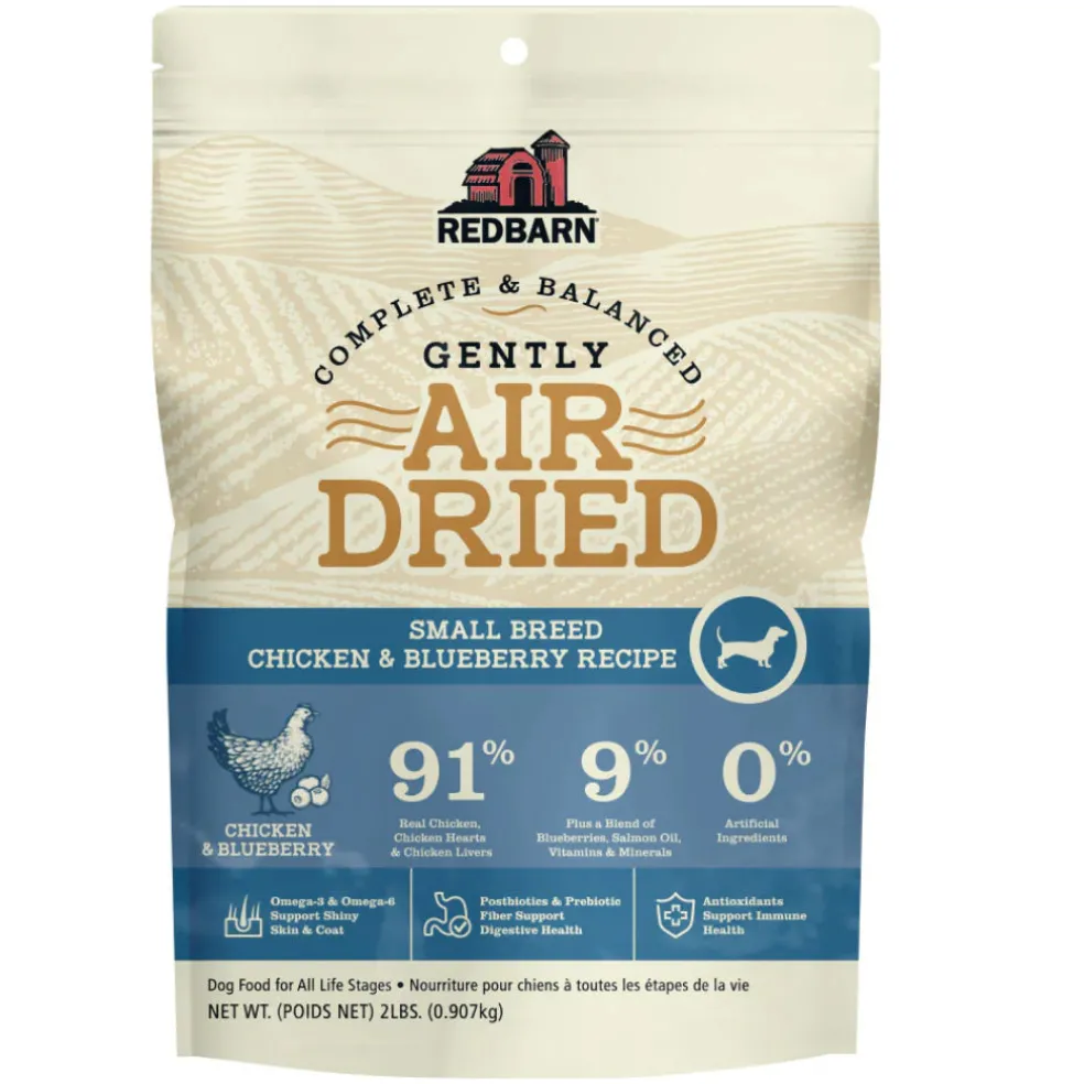 Redbarn Air-Dried Small Breed Chicken & Blueberry Recipe Food For Dogs (2 lb)