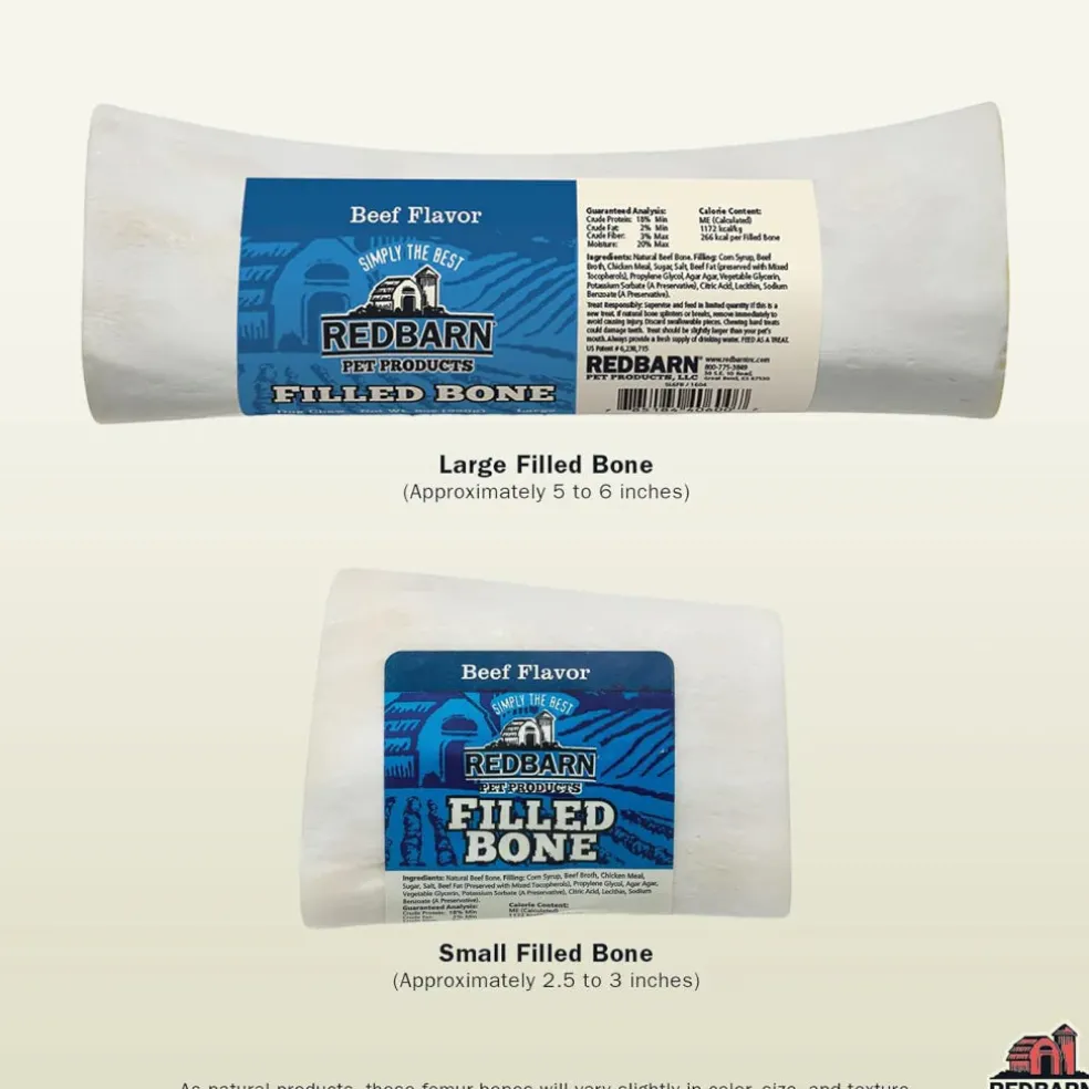 Redbarn Beef Filled Bone Chew for Dogs
