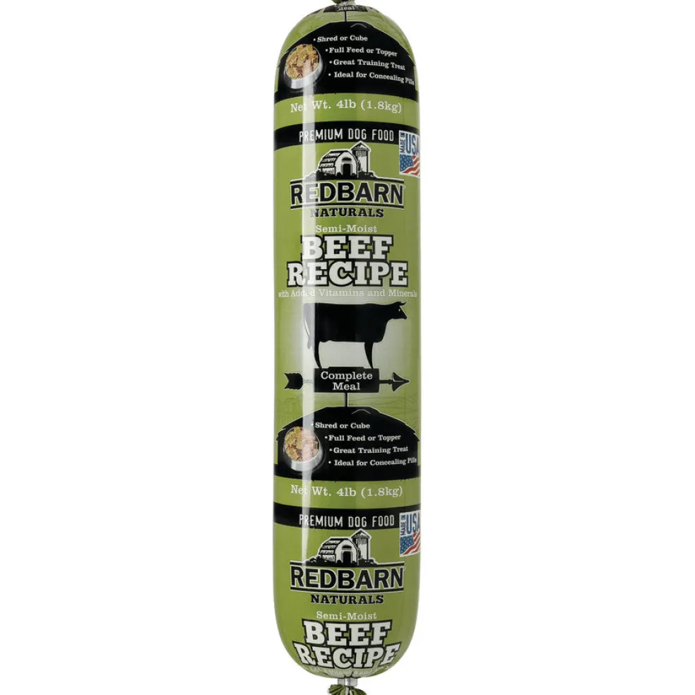 Redbarn Beef Recipe Rolled Food For Dogs, 4 -lb