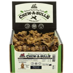 Redbarn Chew-A-Bulls Hydrant Shaped Dental Chews for Dogs
