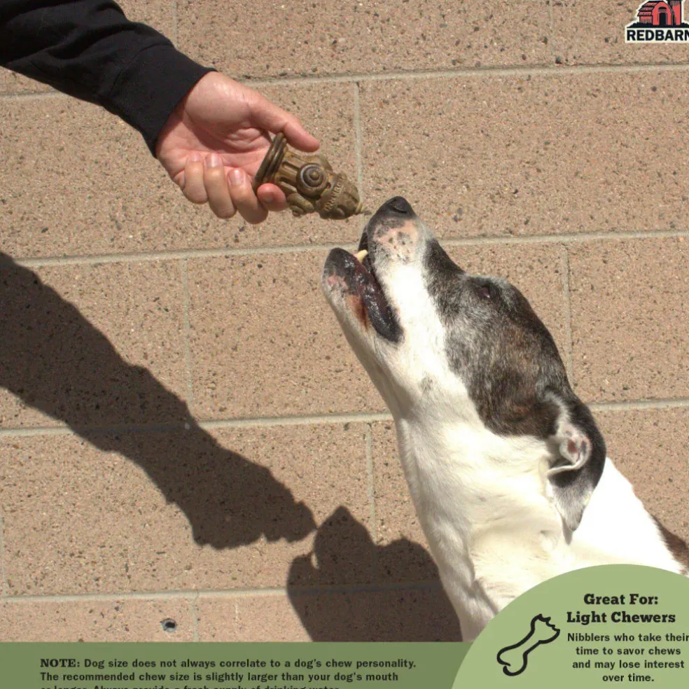 Redbarn Chew-A-Bulls Hydrant Shaped Dental Chews for Dogs