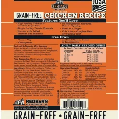 Redbarn Grain-Free Chicken Recipe Rolled Food For Dogs (3 lb)
