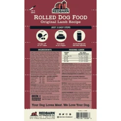 Redbarn Lamb Recipe Rolled Food For Dogs (4 lb)