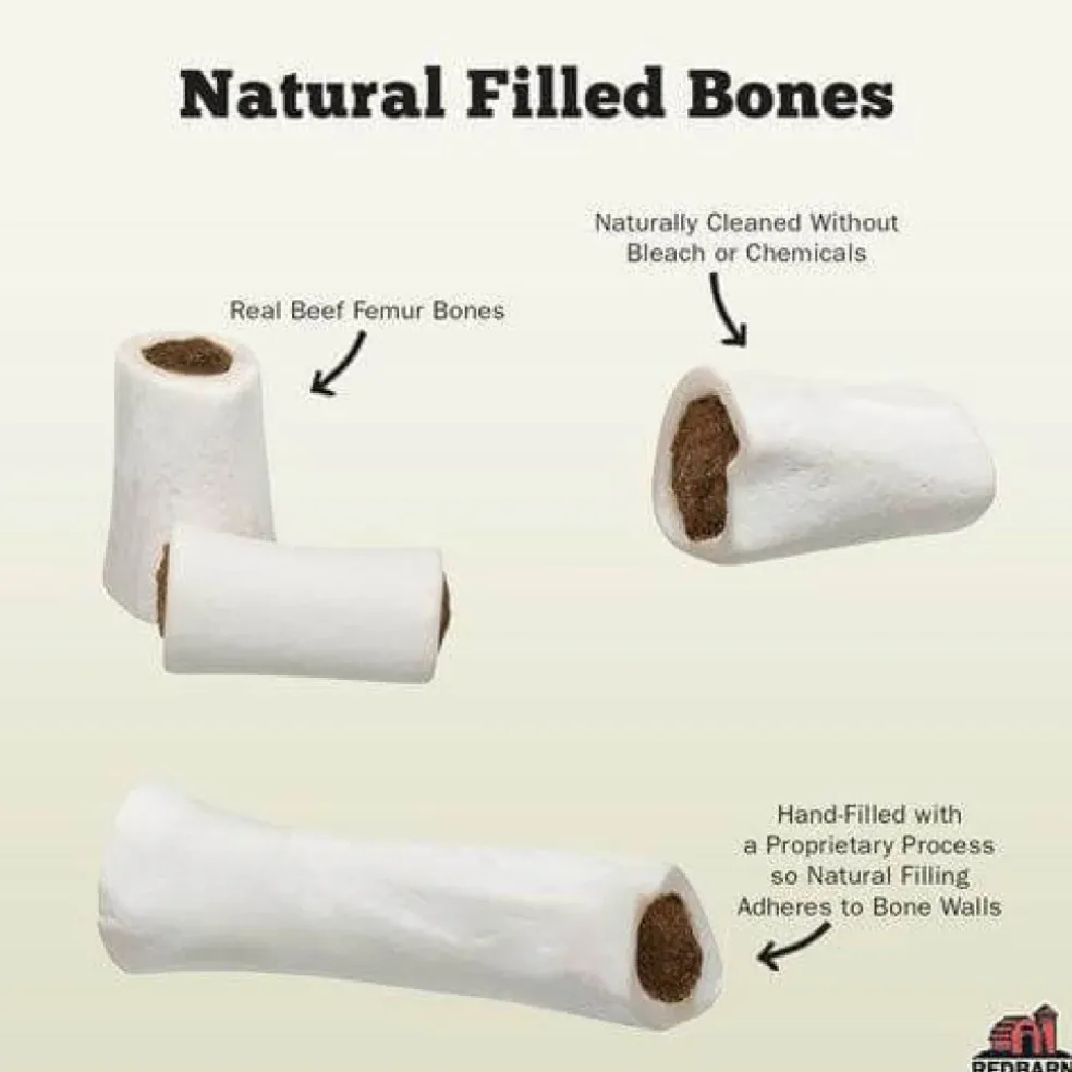 Redbarn Peanut Butter Filled Bone Dog Chew