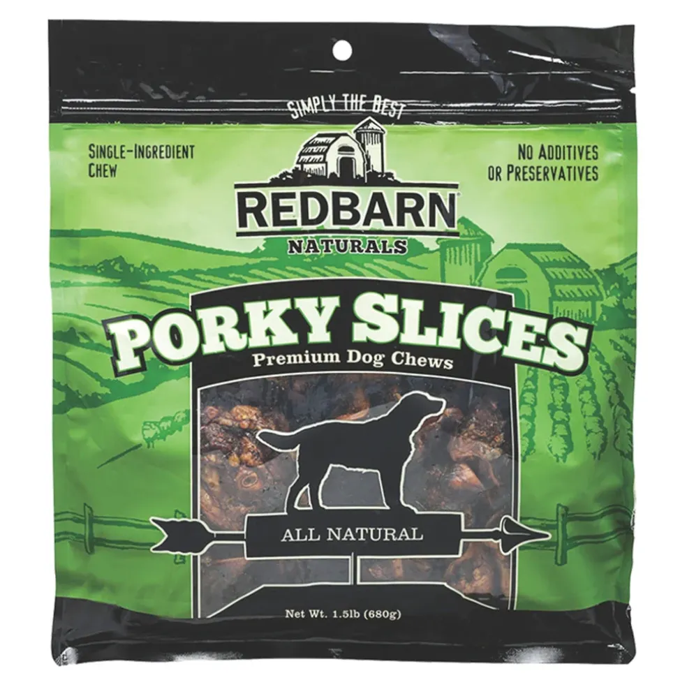 Red Barn Porky Slices Premium Dog Chews, 1.5-lbs