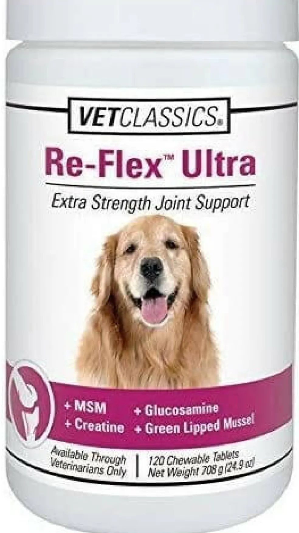 Re-Flex Ultra Strength Joint Support For Dogs (120 Chew Tabs)