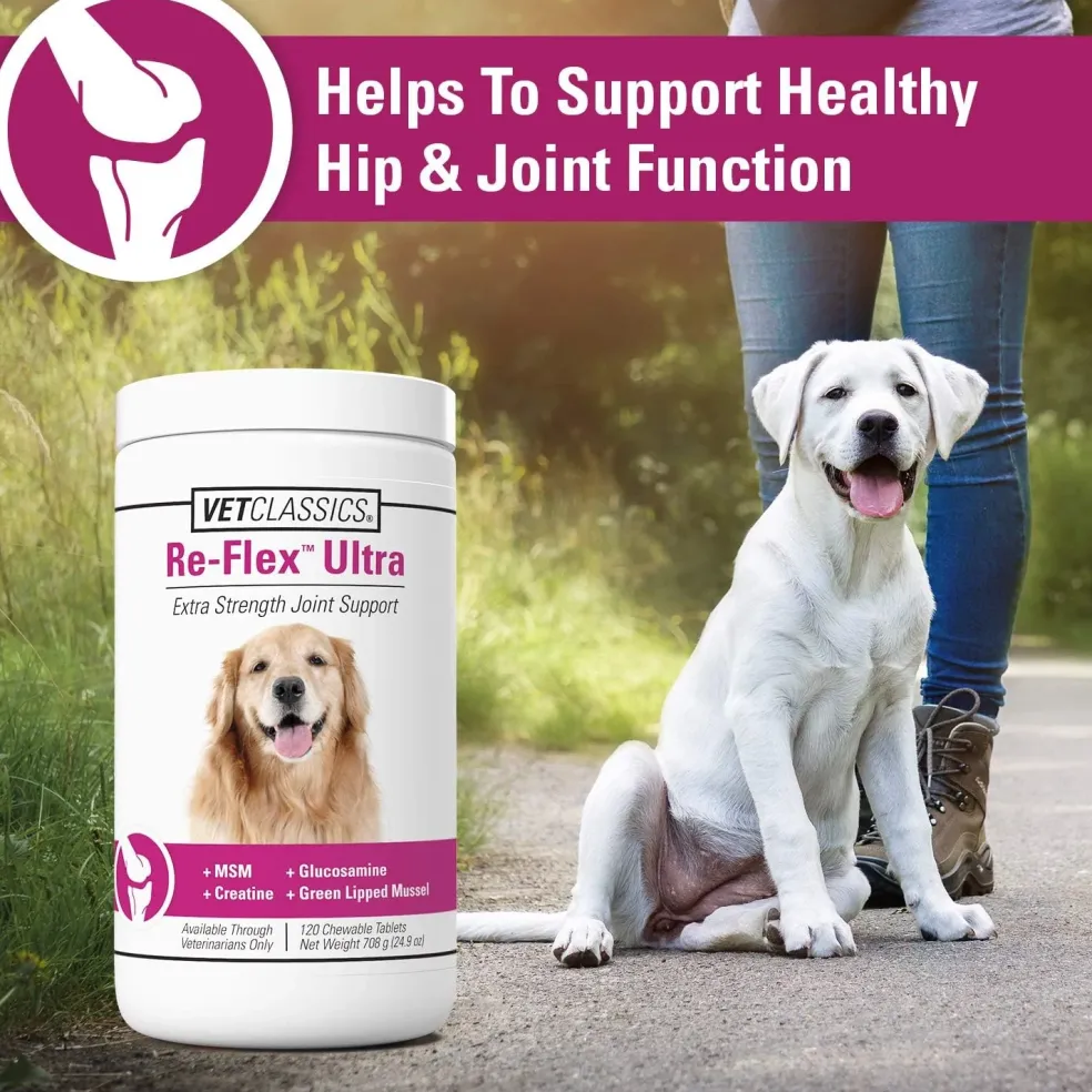 Re-Flex Ultra Strength Joint Support For Dogs (120 Chew Tabs)