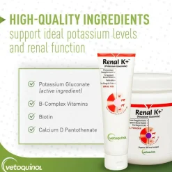 Renal K+ Gel Kidney Supplement for Cats & Dogs (5 oz)