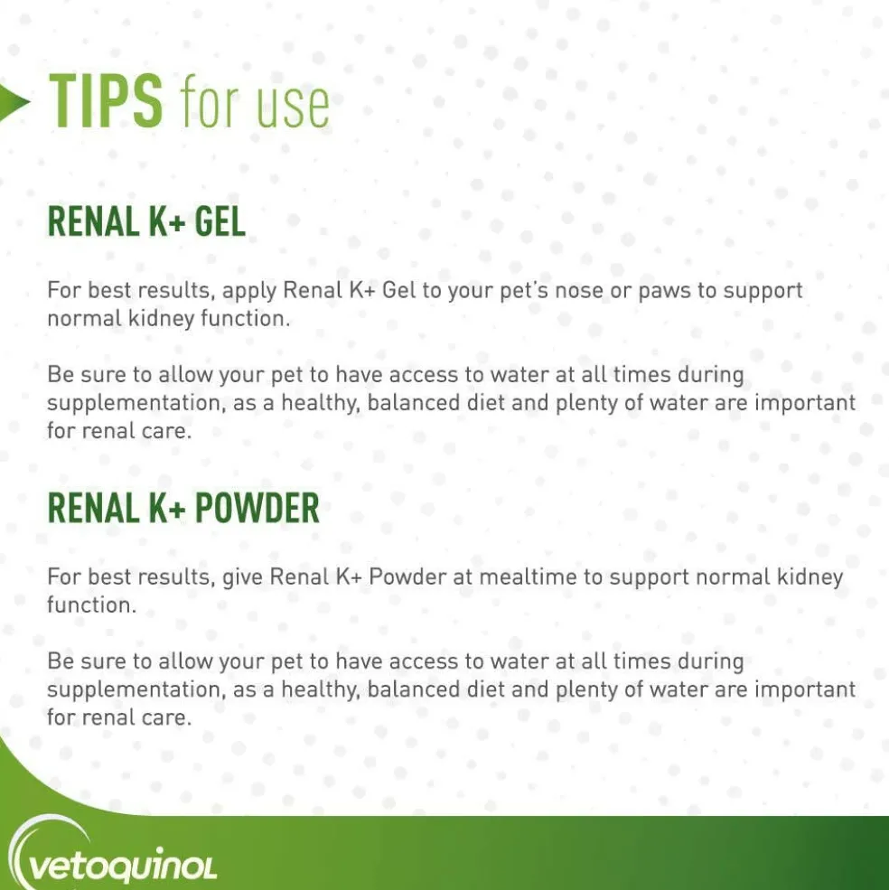 Renal K+ Gel Kidney Supplement for Cats & Dogs (5 oz)