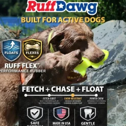 Ruff Daw Durable Floating Dog Toy, Assorted Colors