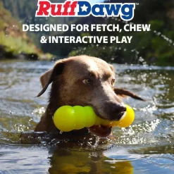 Ruff Dawg Dawg-Buster Ultra Durable Rubber Dog Toy, Assorted Colors