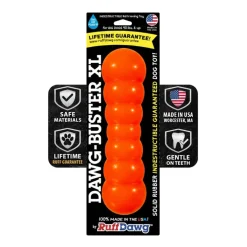 Ruff Dawg Dawg-Buster Ultra Durable Rubber Dog Toy, Assorted Colors