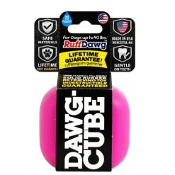 Ruff Dawg Dawg-Cube Indestructible Dog Toy, Assorted Colors