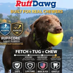 Ruff Dawg Dawg-Cube Indestructible Dog Toy, Assorted Colors